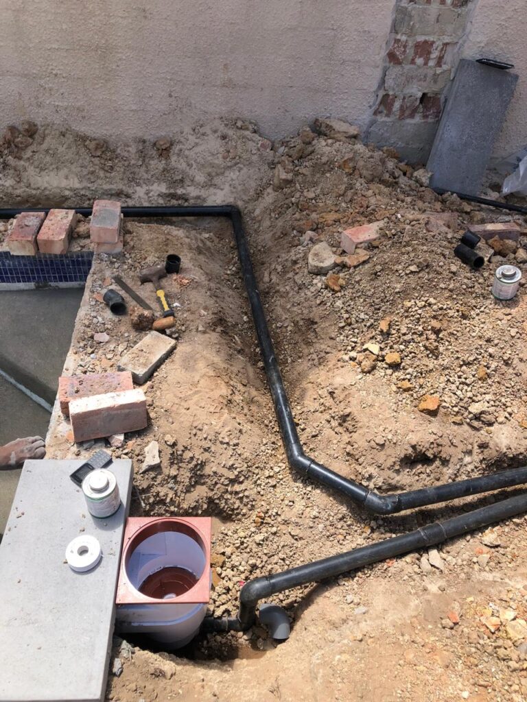 Pool pump and filter repairs Cape Town: new plumbing to pump housing