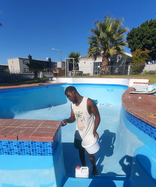Marbelite resurfacing - preparing the pool shell for a new finish