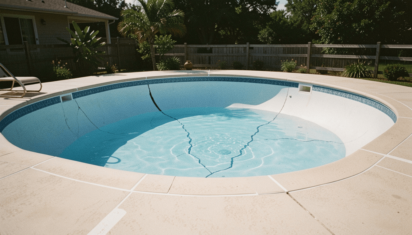 How to Fix a Cracked Fibreglass Pool Shell?