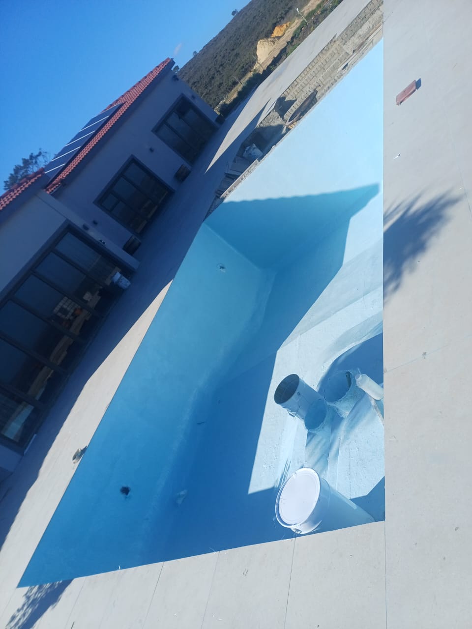 pool relining Cape Farms after — finished pool filled and ready