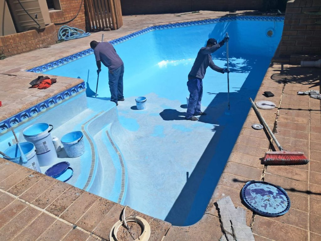 Pool Repairs & Relining in Gordon's Bay | Gibbs Pools Pool relining project by Gibbs Pools - Cape Town coastal work