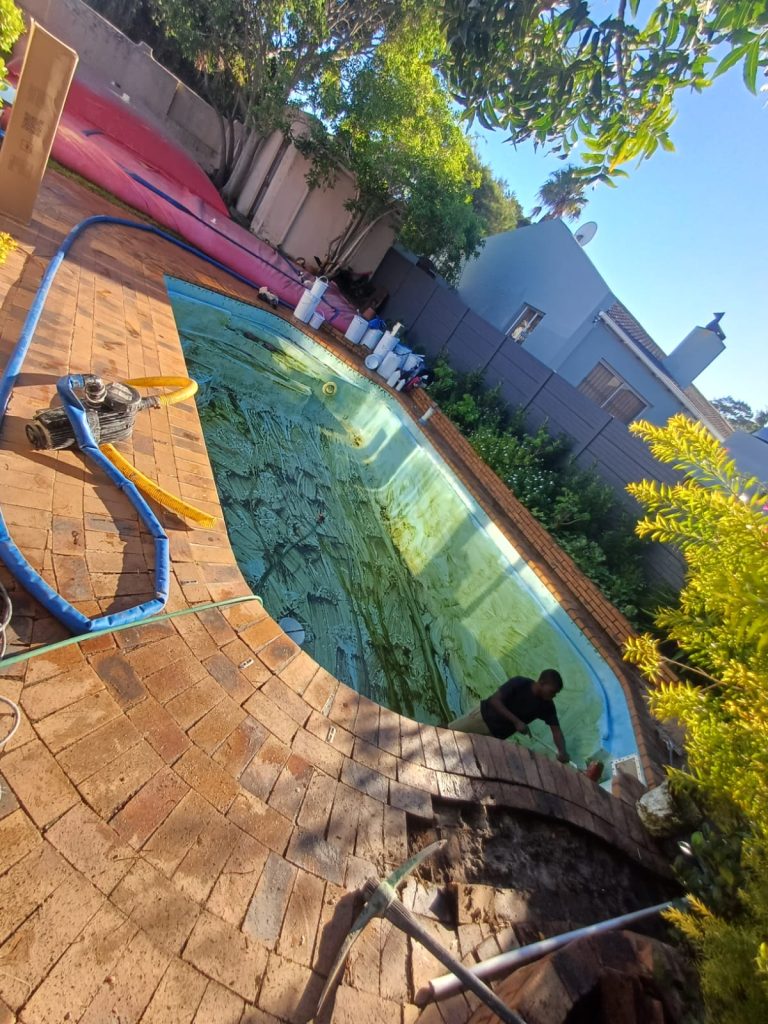 Pool Repairs & Relining in Tokai | Gibbs Pools A fibreglass pool surface renewed by Gibbs Pools in Cape Town