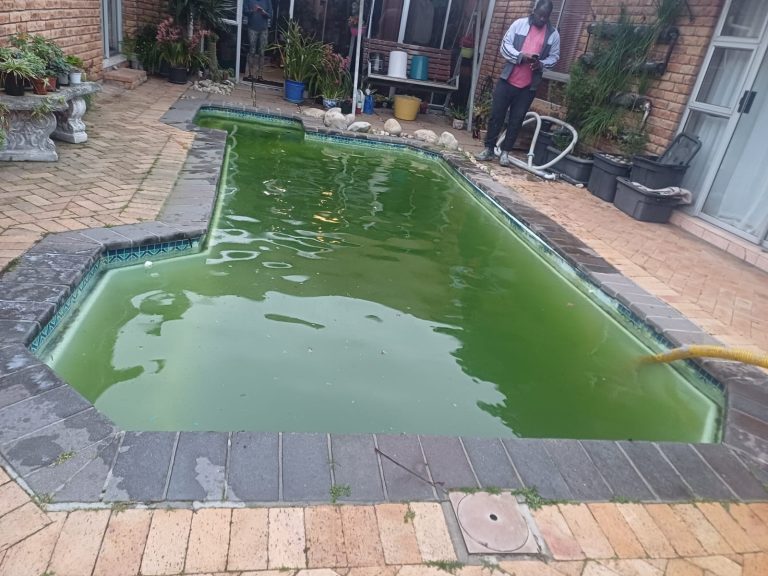 Leaking pool before relining Table View Cape Town
